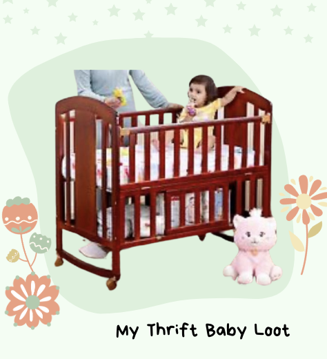 Preloved Babyhug adjustable baby cot ( Bangalore )